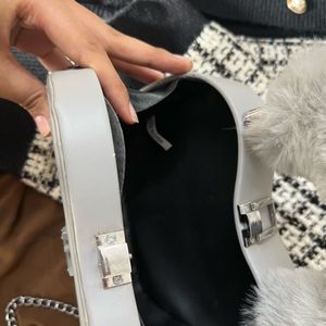 Imported fur Handle Handbag