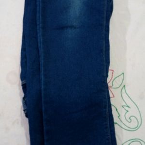 Dark Blue Straight Jeans