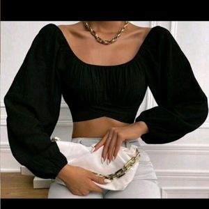 CROP TOP WITH BACK KNOT