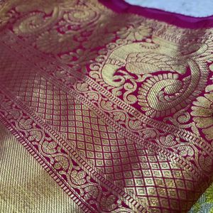 Kanchi Pattu Saree With Blouse