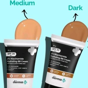 Nude & Warm Beige Shade Of Derma Co. BB Cream