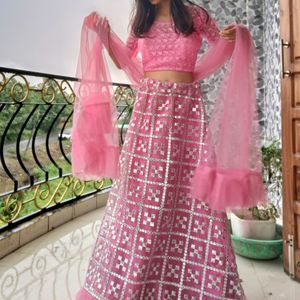 Pink Lehenga For Women