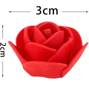 50 Pcs of Floating Mini Foam Rose Flower Heads