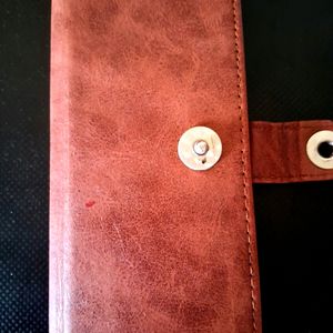 Pure Leather SAMSUNG M20 Mobile Flip Cover