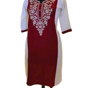 Straight Kurti Embroidery