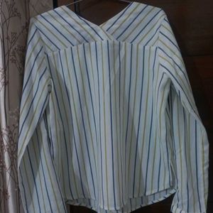 Madame White Shirt Style Top