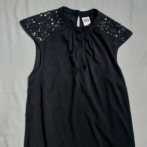 Vero Moda Black Dress With Beads