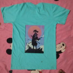 Samurai Print Desine T-Shirt For Boys