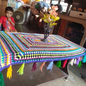 Multicolor Tea Table Cover