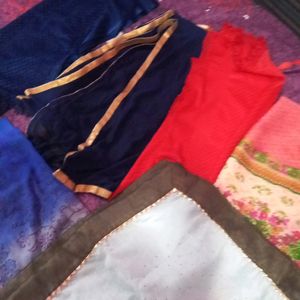 6 Full Length Various Dupattas