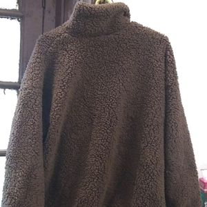 Urbanic Faux fur jacket Chcoclate Brown Color