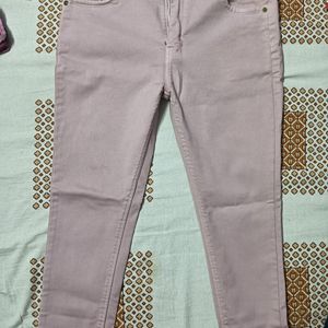 Peach Casual Wear Pants