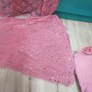 Lucknowi Chikankari Suit