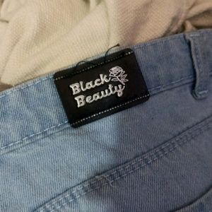 Black Beauty Wide Leg Jeans