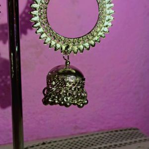 Silver Jhumka