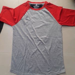 Black And Grey Combo Mein T-shirt