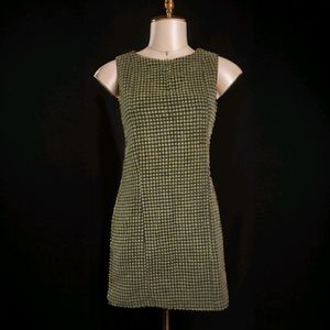 Warm Gingham Olive dress