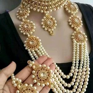 Jewellery Set Rani Haar Chhokar Magtika And Earing