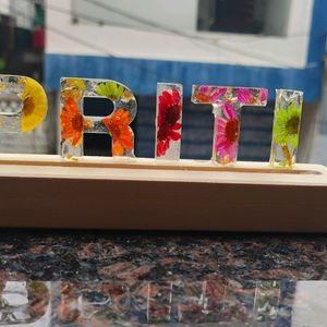 Resin Name Stand