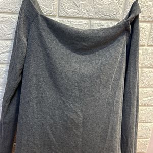 H&m Grey Off shoulder