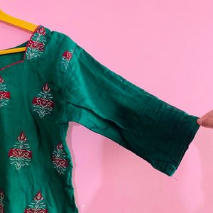 Green Colour Kurti