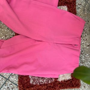 H&m Pink Bootcut Trauser