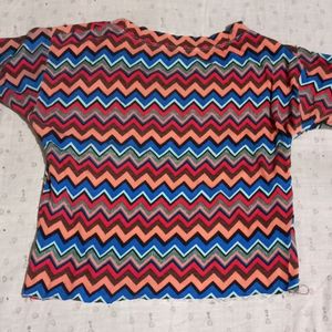 Multicolour Crop Top