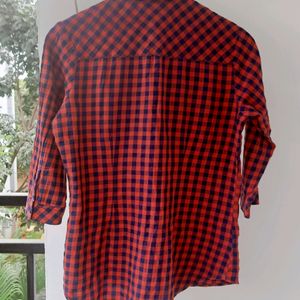 Checkered Crimsoune Club Shirt