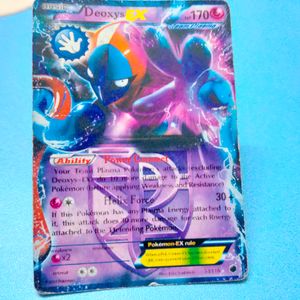 Original Deoxys Ex Card Printing Year 2015