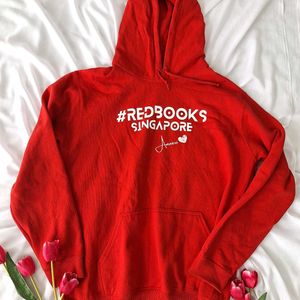 Unisex Premium Red Hoodies- Free Size