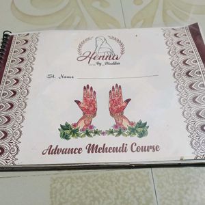 Practice Mahendi Design Book