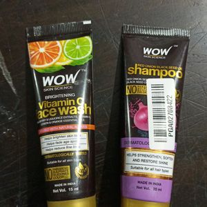 Wow Skin Science Shampoo And Facewash