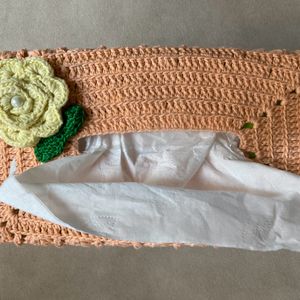 Crochet Tissue Box Cover.