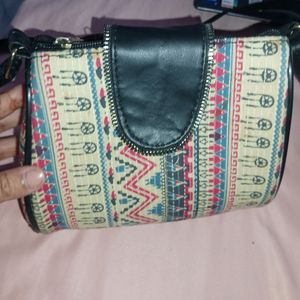 Jaipuri Print Sling Bag