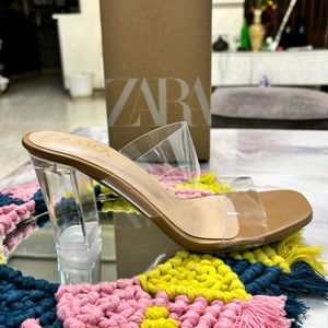 Zara Transparent Heels