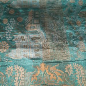 Green Gold Silk Saree