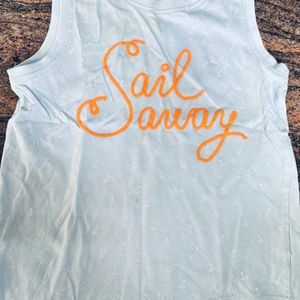 Set Of 2 Sleeveless T-shirts