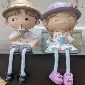 Romantic Couple leg hanging Miniature Set of 1+fre