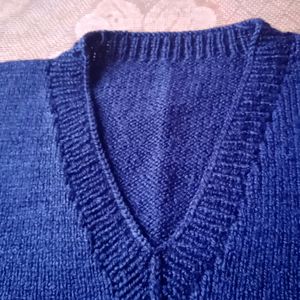 Blue Formal School Sweater For Students