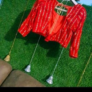 Designer Red blouse