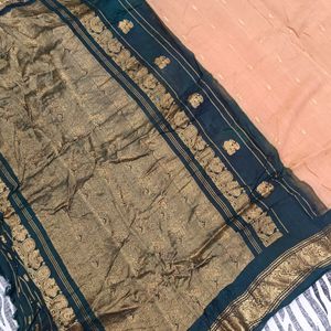 pure Gadwal pattu saree