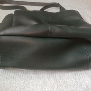 Women Makers Olive Green Shoulder Handbag