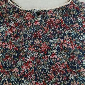 Floral Top For Summer