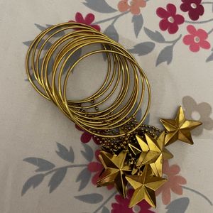 Beautiful Golden Bangles