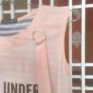 Peach Colored Stylish Top