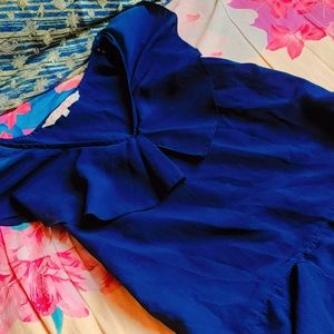 Nevy Blue Frock For Women And Girls