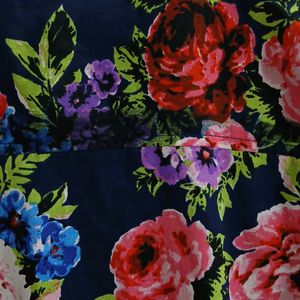 Branded Navy Blue Floral Top