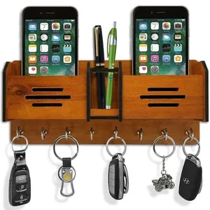 Wood Key Holder For Mobile And Kees