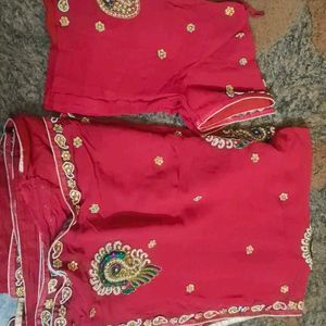 Diwali Offer 500 Only Heavy Red Saree