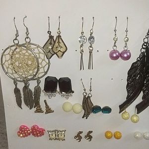 Pretty Pack Of Earrings And Studs.